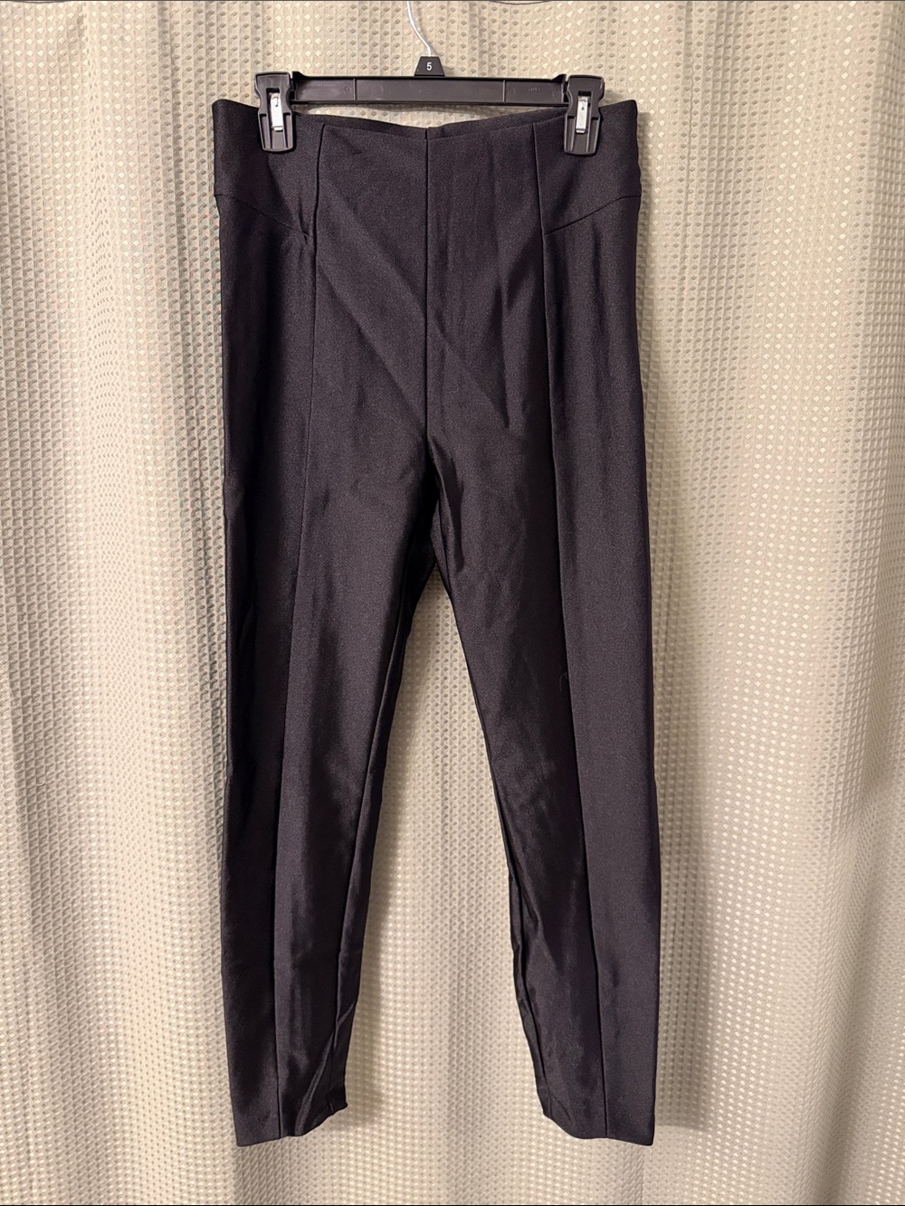 Good American Black High-Rise Slim Jumpsuit Pants